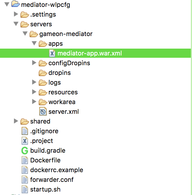 The mediator's loose config file